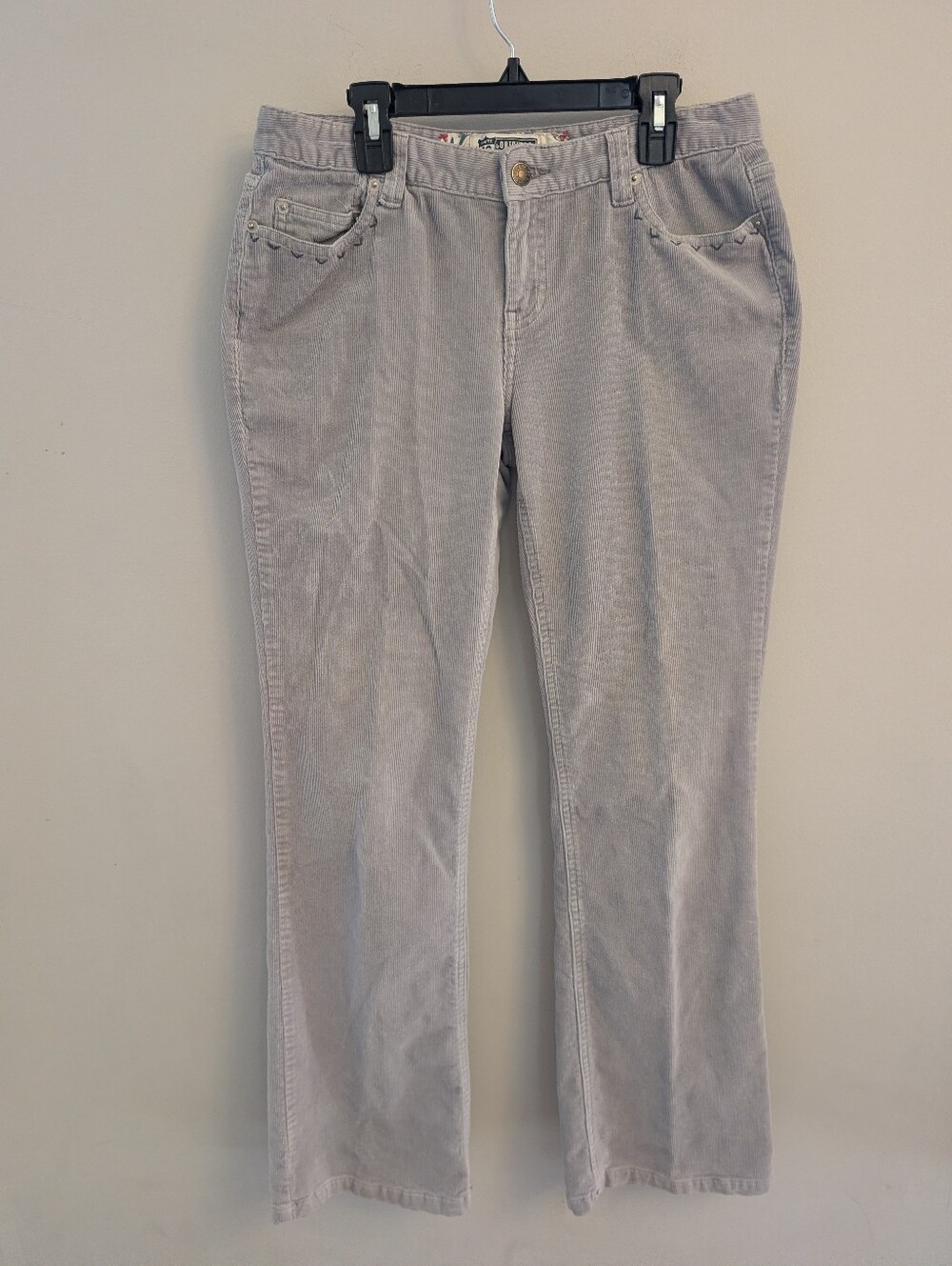Vintage Route 66 Gray Corduroy Bootcut Pants Size 5/6